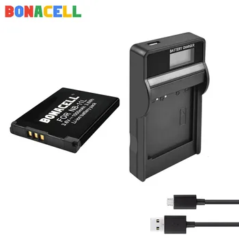 Bonacell NB-11 L de la Batería + LCD Cargador para Canon PowerShot ELPH 110 HS A2300 A2500 A3500 ES A2300 140 150 34 Cámara Digital
