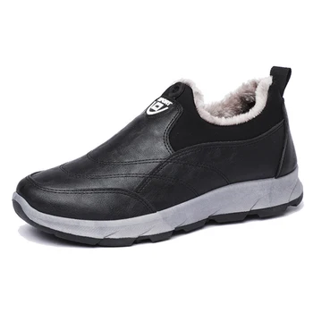 Botas de invierno Cálido Zapatos Zapatillas de deporte de los Hombres Casual Zapatos de los Hombres de Caminar al aire libre Mans Calzado Cómodo Zapatos de Invierno de los hombres 39 s zapatillas de deporte