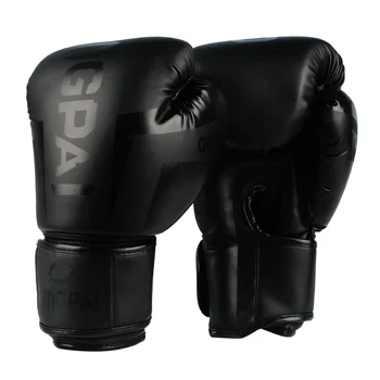 Buena Calidad de Oro de adultos guantes de kick boxing muay thai luva de boxe de Entrenamiento de lucha de las mujeres de los hombres de guante de boxeo MMA, Grappling guante