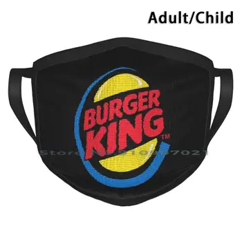 Burger King Reutilizables Boca Mascarilla Con Filtros Para Niño Adulto Burger King Burger King Logotipo De Rey Y Reina Macdo Macdonald
