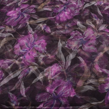 [BYSIFA] Nuevo Púrpura Café de Seda de la Bufanda del Mantón de la Moda Femenina Noble Largas Bufandas de las Señoras de la Marca de Pura Seda Pañuelo de Cuello Playa Cover-ups