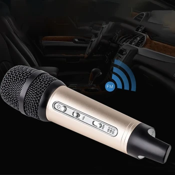 C200 Micrófono del Coche Mini Micrófono Inalámbrico de FM Micrófono de Cancelación de Ruido Conexión Inalámbrica