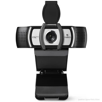 C930c HD Smart 1080P Webcam Logitech con Tapa para el Equipo Zeiss USB de la cámara de Vídeo de 4 veces el Zoom Digital 96416