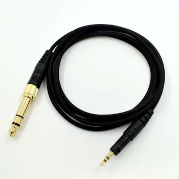 Cable de repuesto para Audio-Technica ATH-M50X M40 Auriculares de 1,5 m de Cable de Audio Jack de 3,5 mm Adaptador de Jugador del Cable de los Auriculares Replacent 11552