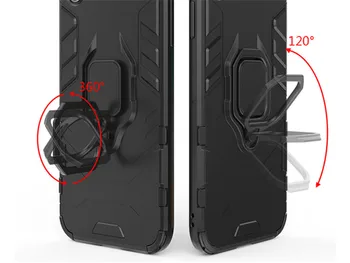 Cajas Del Teléfono Para Xiaomi Redmi Nota 6 Pro Caso De Lujo Armadura Anillo Magnético De La Cubierta Para El Redmi Nota 6 Pro Capa Redmi Nota 6 Pro Fundas