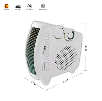 Calentador eléctrico calentador eléctrico de thermofan calentador eléctrico calentador portátil de aire del ventilador de la estufa