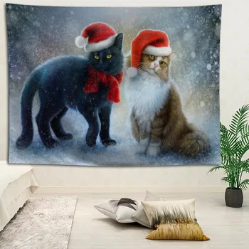 Caliente de la Venta Personalizada de Navidad del Gato del Perro de la Pared que Cuelga HD Paisaje de la Impresión en 3D de Impresión Digital de la Casa de la Decoración de la Galería 21480