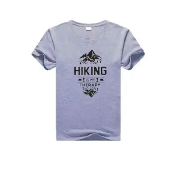 Camiseta de las Mujeres de Las Montañas Están Llamando y debo Ir de Hipster Mujeres Lema de la Camiseta de la Camisa de las Señoras de Harajuku Divertida Camiseta Tops