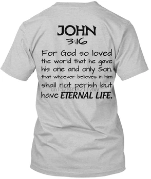 Camiseta de los hombres del Verso de la Biblia - Juan 316 camisetas de las Mujeres t-shirt