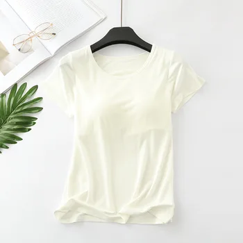 Camiseta De Ropa De Mujer 2020 De La Moda Lvory Tee Superior Lvory De La Moda De Algodón De Las Señoras De La Camiseta