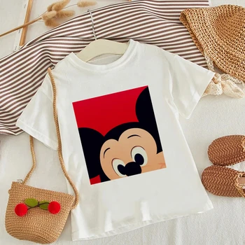 Camiseta niños T Harajuku Todo Stanted con Un Ratón de Mickey Si Puedes soñarlo Puedes Hacerlo Imprimir los Niños T-Shirt Ropa de Bebé