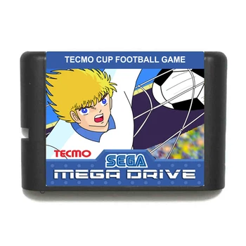 Capitán Tsubasa (Tecmo Cup Football) de 16 bits MD Tarjeta de Juego Para la Sega Mega Drive Para Genesis