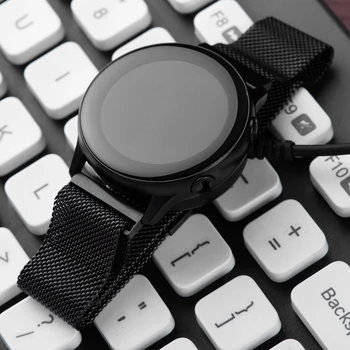 Cargador para Samsung Galaxy Reloj Activo SM-R500 Smartwatch 1m Cable de Carga USB Reloj Inteligente de Carga Inalámbrica, Cable