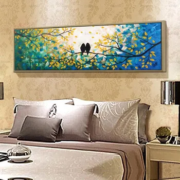 Cartel de las imágenes de la pared para la sala de estar de la Lona de los Animales de pintura de arte de la decoración de la pared de impresión del pájaro Imagen sin enmarcar el Paisaje de la lona