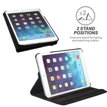 Caso Para el iPad 2 3 4 360 Grados de Rotación de la PU Cubierta de Cuero para Apple iPad 2 3 4 Stand Titular de los Casos Tableta Inteligente A1395 A1396 A1430
