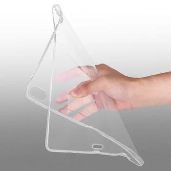 Caso para el iPad Pro 11 2018 Cubierta Suave de Silicona Caso de la protección Completa para su iPad 2018 Pro 11 pulgadas de Caso de la Cubierta Transparente del Caso