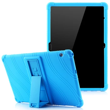 Caso para Huawei MediaPad T5 T3 10 9.6 M6 10.8 M5 Lite 10.1 M3 8.0 MatePad Pro 10.4 T8 Niños Caso a prueba de Choques de la Cubierta de Silicona Suave