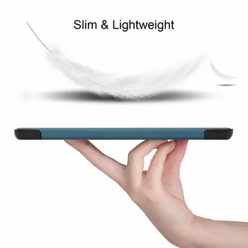 Caso Para Samsung Galaxy Tab A7 10.1 SM-T500 / SM-T505 Ultra Delgado Cuero Magnético de la Cubierta del Soporte Para Tab A7 T500 T505 Funda Capa 109263