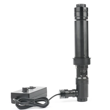 CCD CMOS de la Cámara de la industria 400X Luz Coaxial Óptica del Microscopio de Zoom Monocular C Montaje de la Lente Para el Teléfono Táctil LCD ITO PCB de Verificación