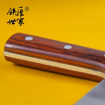 Chef picar cuchillo de acero Inoxidable forjado hecho a mano cuchillos de cocina china cuchillo de carnicero cuchillo de picar carne hueso cuchillo кухонные ножи
