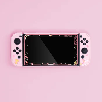 Chica Rosa funda Protectora Para Nintendo Interruptor de Completo Controlador de Shell Duro de la Cubierta NS Caso Juego Caja Para Nintendo Interruptor Accesorios