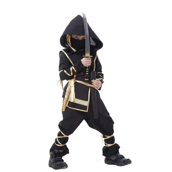 Chico nuevo Ninja de Trajes de Fiesta de Halloween para Niñas y Niños, Guerrero Sigilo Niños Cosplay Asesino de Disfraces para Niños Regalos para el Día de