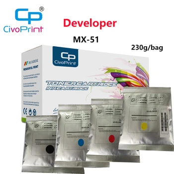 Civoprint 230g/bolsa compatible desarrollador MX-51 MX51 para sharp copiadora 4110/4111/4140/4141//5110/5111/5140/5141/4112/5112/4128/5128