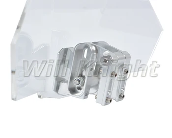 Clip Ajustable En Parabrisas Parabrisas Extensión Deflector Deflector De Viento Ajustable Con Cierre De Motocicleta