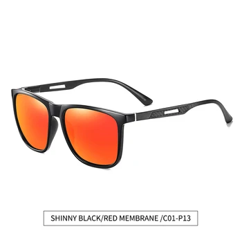 Clásico de Aluminio Magnesio Polarizado Gafas de sol de los Hombres 2021 Retro de Calidad Superior de la Plaza de Gafas de Sol Masculinas de Pesca de Conducción Gafas UV400