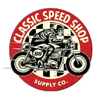 Clásico de la velocidad de la tienda 88 riderr suministro de moto etiqueta engomada del coche decal