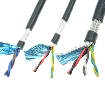 Cobre puro GB 485 señal de cable de 2 hilos de par trenzado blindado de RVSP2X0.75 milímetro cuadrado (100 metros)