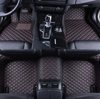 Coche alfombras de Piso Para el Subaru XV 2012 2013 2016 2017 Cuero Alfombras Alfombras Dash Cubre Interiores de Automóviles Accesorios