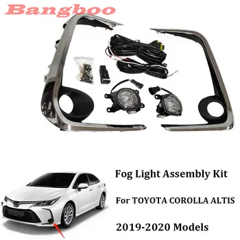 Coche de la Niebla de la Lámpara Kit de Montaje Para Toyota Corolla Altis 2019 2020 LED del Parachoques Delantero de la Niebla de la Lámpara de Cableado del Interruptor