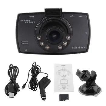 Coche DVR de la Cámara Full HD 1080P 140 Grados Dashcam Video Registradores de Coches de Visión Nocturna G-Sensor Dash Cam