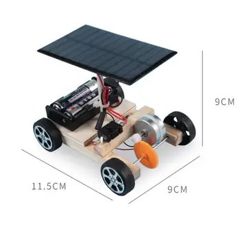 Coche Solar Juguetes Robot Kit De Bricolaje Montar Conjunto De Juguete Alimentado Por Energía Solar Kit De Coche Ciencias De La Educación, Juguetes Para Niñas Y Niños, Robot Kit De Coche Robot