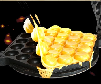Comercial de Huevo wafflera 220V/110V de Huevo Waffle Machine HK Estilo de Huevo Soplo Creador de Control de Huevo Waffle Machine hk-2008a