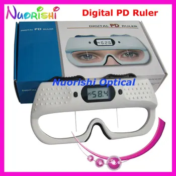 Con la Aprobación del CE de la facultad de Optometría Regla Digital Ophthalmic Pupilometer PD Regla Medidor Probador HE710 Menor Costo de Envío 122499