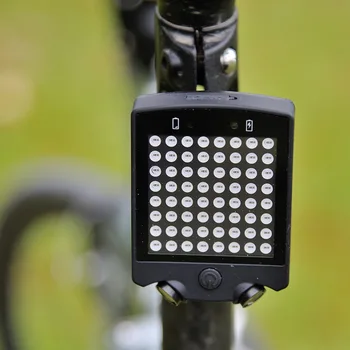 Control Remoto inalámbrico de 64 Láser LED Bicicleta Luz Posterior de la Cola USB Recargable de Ciclismo en Bicicleta de Seguridad Advertencia Señales de Vuelta a la Luz