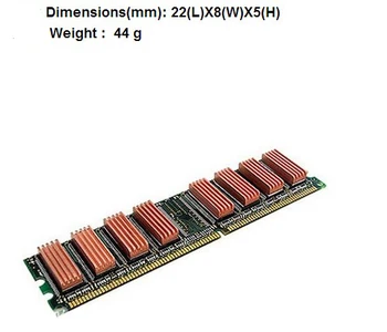 CoolerAge 8pcs de Cobre del Disipador de Calor de Ram Disipador de calor Enfriador de Adhesivo para VGA GPU DDR RAM DDR3 de Memoria IC Chipset de Refrigeración 13* 12mm