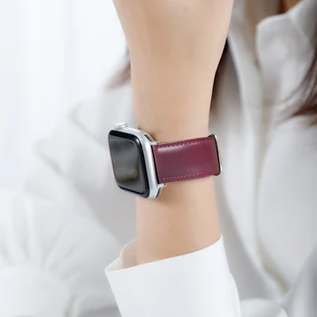 Correa para Apple de la banda de reloj de 44 mm 40 mm apple watch 5 4 3 2 1 classic de cuero de la pulsera de la correa correa correa iwatch de banda de 42 mm 38 mm