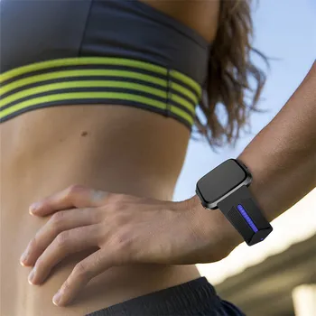 Correas de silicona para Fitbit Versa correa de reloj Inteligente accesorios de la banda de reloj Reemplazable Pulsera ajustable de la correa de reloj de la correa