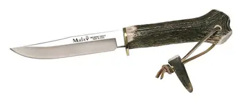 Cuchillo Muela GREDOS GRED-13H 12 cm hoja de acero MoVa y de ciervo y latón vástago.