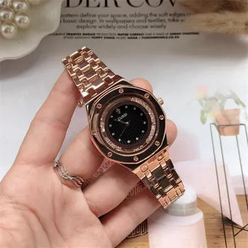 Cussi de Oro Rosa de las Mujeres del Reloj De 2019 Marca de Lujo de Relojes de Señoras de la Moda Casual de Cuarzo reloj de Pulsera reloj mujer de Regalo de las mujeres del Reloj