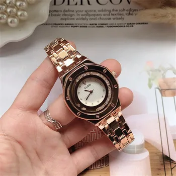 Cussi de Oro Rosa de las Mujeres del Reloj De 2019 Marca de Lujo de Relojes de Señoras de la Moda Casual de Cuarzo reloj de Pulsera reloj mujer de Regalo de las mujeres del Reloj