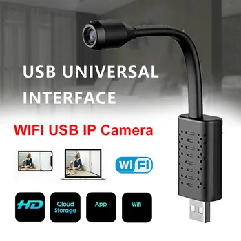 Cámaras de vigilancia Con Wifi Mini Cámara IP USB Full HD 1080P P2P CCTV de la Tarjeta SD de Almacenamiento en la Nube Inteligente AI Detección Humano