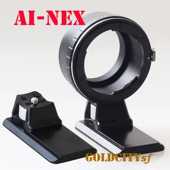 D/F/S de IA Lente de montura E nex anillo Adaptador con base de Trípode para NEX-3/C3/5/5N/6/7 A7, A7r A5100 A7s A5000 A6500 cámara