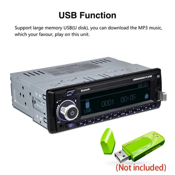 DAB+ Autoradio 1 Din Coche de Radio RDS manos libres MP3/SD/MMC Dab+, FM, USB LCD Sn Digital o equipo Estéreo del Coche de Bluetooth de la Tarjeta del TF