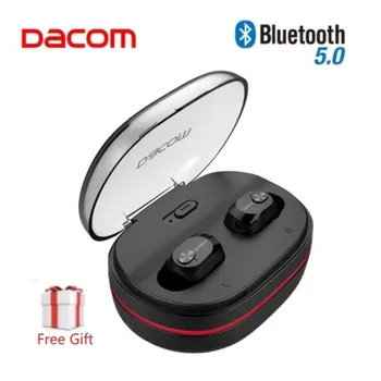 DACOM K6H /K6H PRO TWS Auriculares Verdadero Bluetooth Inalámbrico de Auriculares Mini Invisible En la Oreja del Auricular manos libres Auriculares con micrófono para iPhone