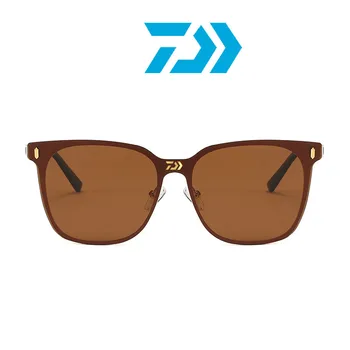Daiwa Polarizado Gafas de sol de Moda de Chico Cool Protección UV Rectángulo de Gafas de Sol de la Pesca Deportiva Gafas Anti Deslumbramiento de Conducción Oculos
