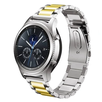 De Acero inoxidable de la venda de Reloj Para Samsung Galaxy Serie Reloj de Acero Correa de Repuesto Deporte Bucle de la Banda de Reloj para la galaxia de la banda de reloj